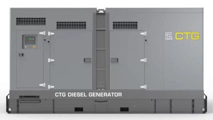 Дизельный генератор CTG 750D в кожухе