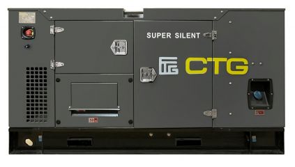 Дизельный генератор CTG 825YU в кожухе с АВР